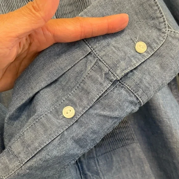 J. Crew Tuxedo Chambray Shirt - Picture 3 of 6